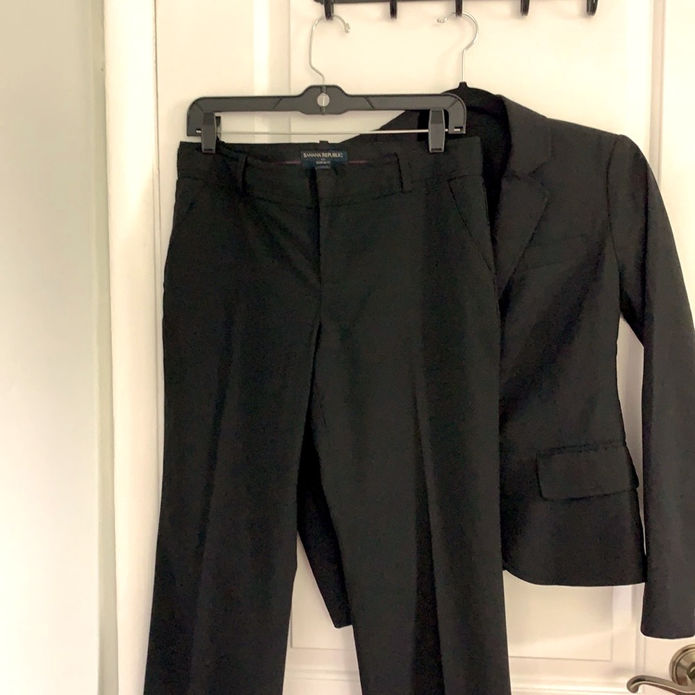 Banana Republic Black Suit Pants 4-S
